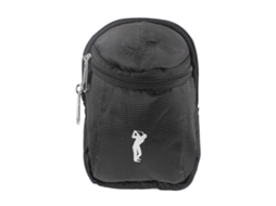 Bolsa Mini de Golfe Portátil de Nylon para Bolas Preto S/MARCA