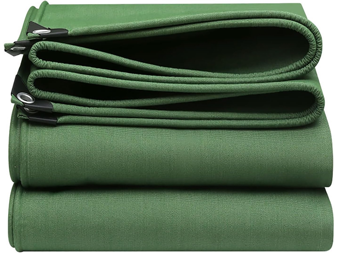 Heavy Duty Tarpaulin Canvas With Grommets, Multipurpose Protective Waterproof Tarp Canvas, Waterproof Protective Cover