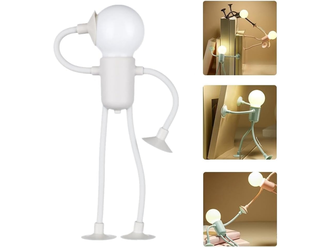 Luminária Noturna Esportiva E Divertida Mini De Mesa Com Ventosa Que