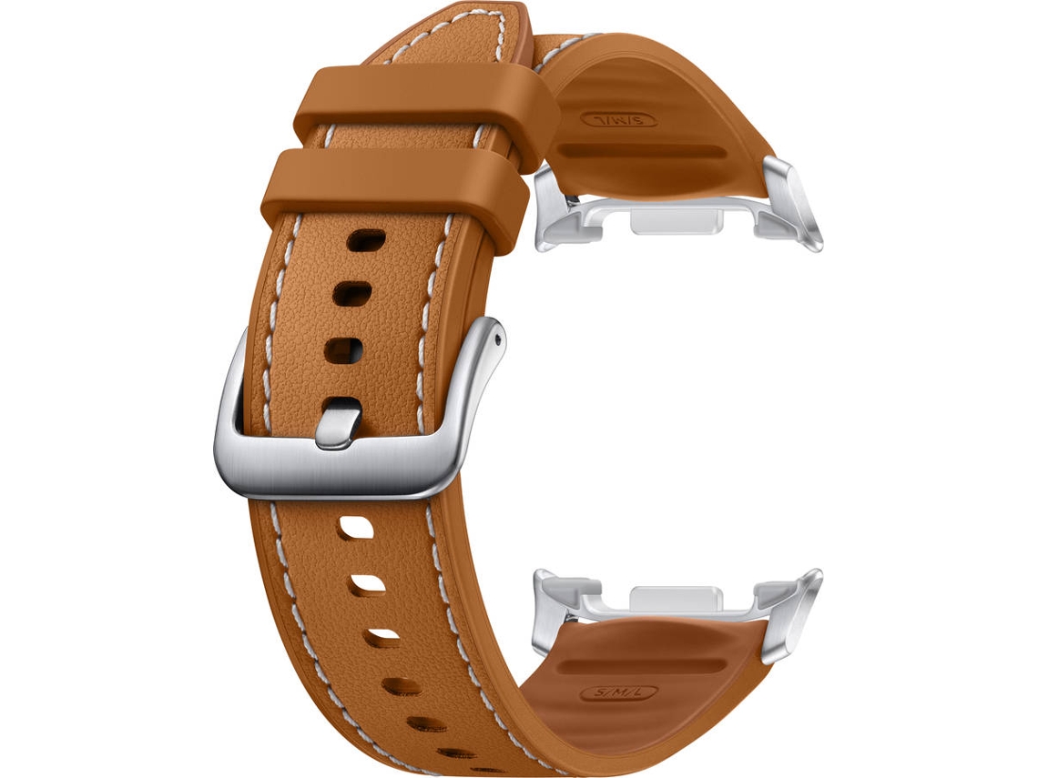 Bracelete SAMSUNG Híbrida Galaxy Watch 8  (S/M/L - Camel)