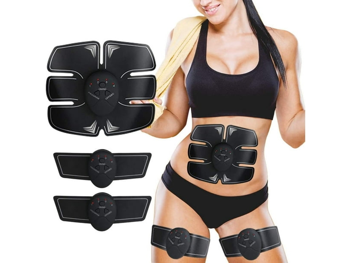 Estimulador Muscular Inteligente Ems Para Treinamento Abdominal, Musculação E Fitness, Exercícios Abdômen, Braços E Quadris