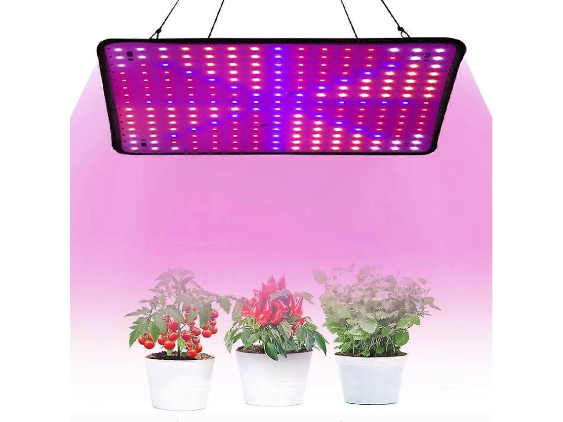 Lurelia Lâmpada Led Para Plantas 30 W, 225 Leds, Espectro Completo, Resistente À Água, Vermelho/azul, Luz Quente