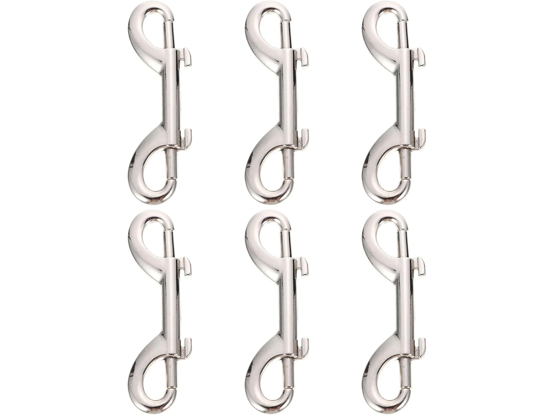 Ganchos De Fixação Coleira Cachorro Yardenfun, 6 Peças, Fecho De Pressão Em Liga Zinco 88mm, Gancho De Segurança