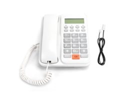 Telefone Fixo À Fio Com Id De Chamada Modelo Comum