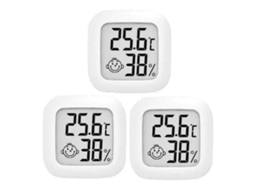 3x Termo-higrômetro Digital Temperaturmesser Mini Medição Luftfeuchtigkeit