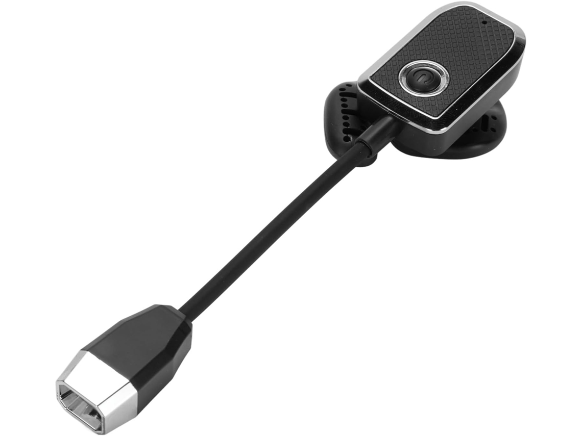 Luminária De Leitura Recarregável Para Orelha, Multifuncional, Dobrável E Portátil, Ideal Para Dormitórios Preta