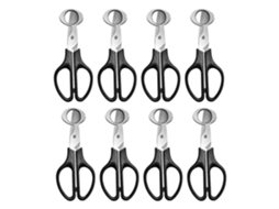 Conjunto De 8 Cortadores De Casca De Ovos De Codorna Em Aço Inoxidável, Separador De Ovos, Tesoura Para Casca De Ovos De Codorna Nostalgia88