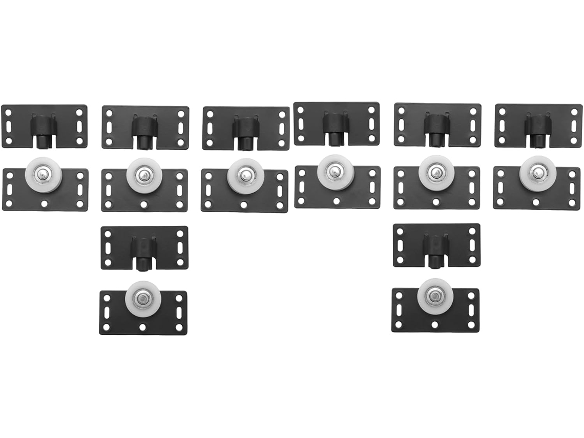 Conjunto De 8 Rodízios Para Portas - Para Uso Prático E Funcional