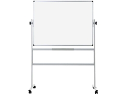 Quadro Branco Móvel STAPLES Magnético Dupla Face Rotativo (120x90cm - Magnético: Sim)