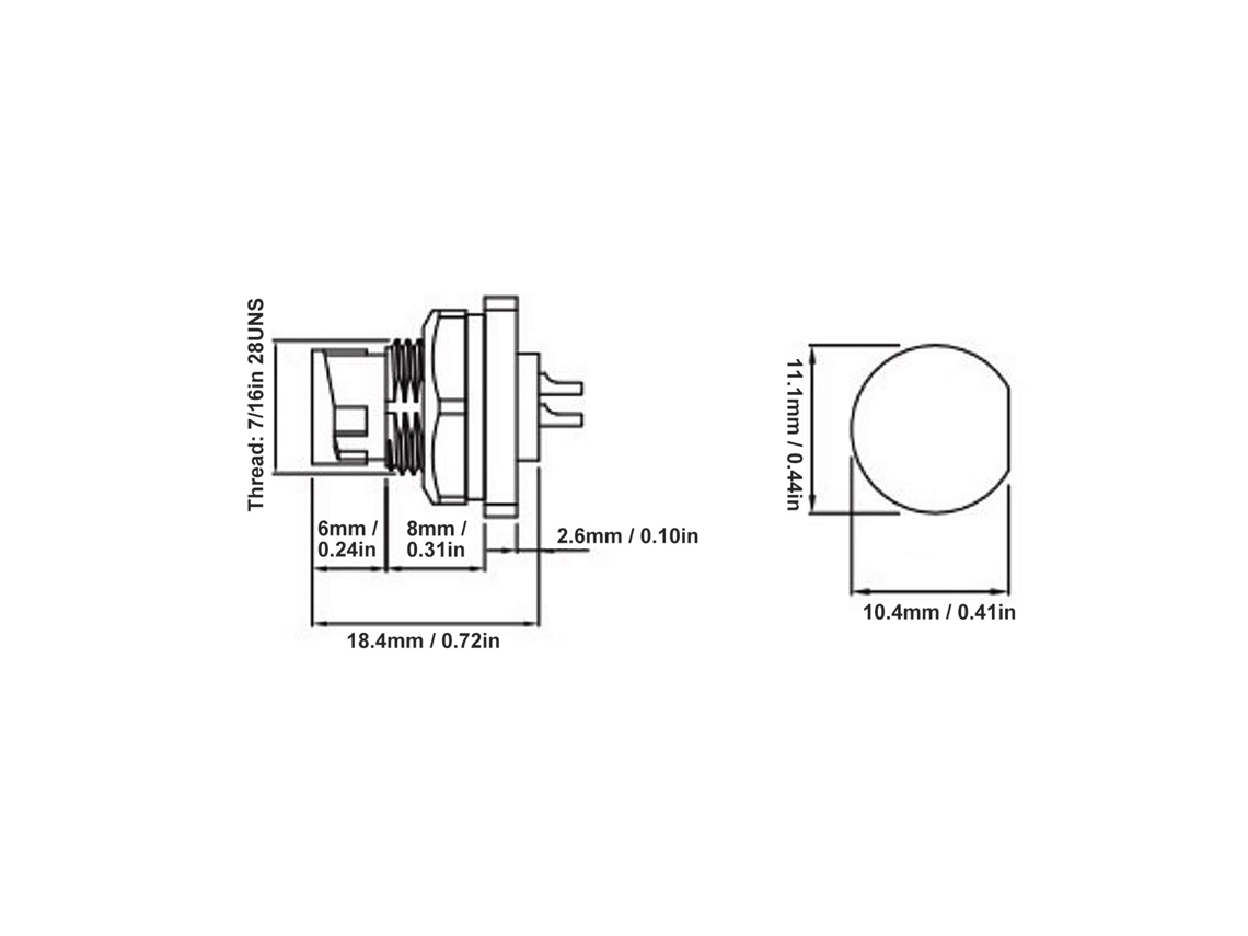 Laxiscreed Conector Quadrado De 4 Pinos Ip67 À Prova De Água Para Soldar