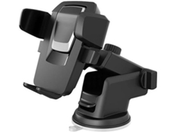 Suporte Veicular Ing 2 Em 1 Para Celular, Adequado Para Painel E Para-brisa com Ventosa Forte E Presilhas