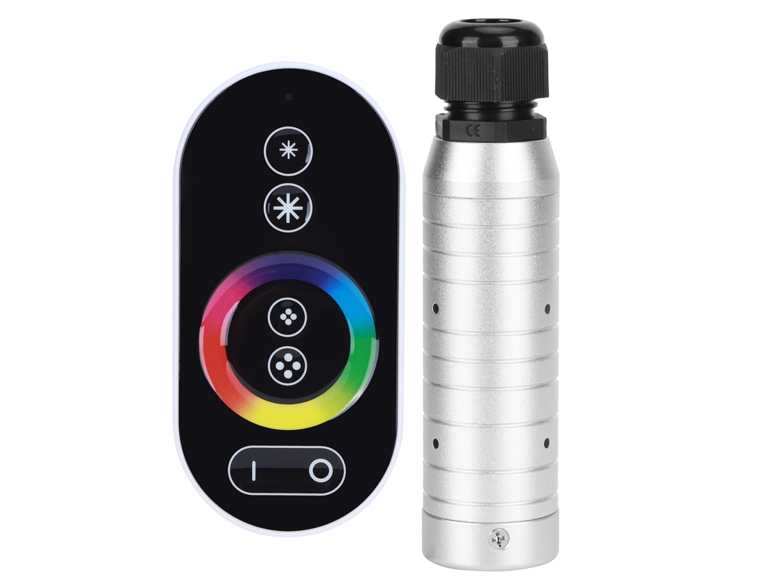 2026 luz de Fibra Óptica Rgb com Controle Remoto Rf, Acessório de Luz de Fibra Óptica para Carros 6w