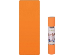 Rebe-colchoneta De Yoga Laranja, Material Ecológico Tpe, Antideslizante, Ligera Y Fácil De Transportar, 0.6cm De Espesor Para Fitness
