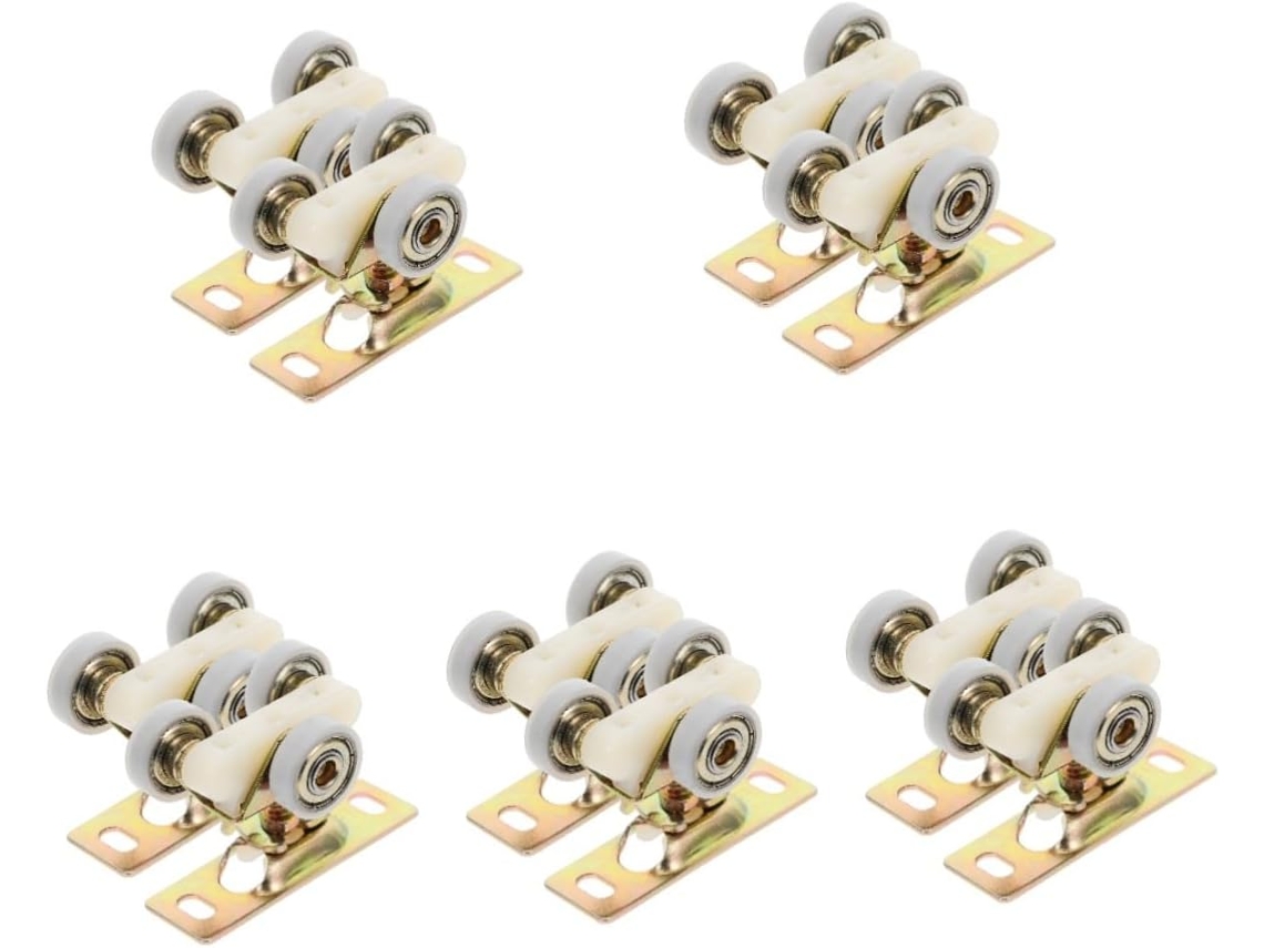 Conjunto De 10 Roletes Silenciosos Para Portas De Correr De Armários.