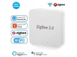 Lurelia Tuya Zigbee 3.0 Gateway Hub Smart Home Wireless Bridge Smart Life App Comando Remoto Dispositivo De Automação Funciona Com Alexa Google