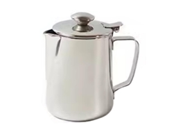 Jarra Para Espumar Leite Espessada Em Aço Inoxidável Com Bico Pontiagudo Para Espumar Leite, Jarra Para Café, Chá Com Leite, Latte, 600ml