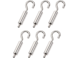 Kit de Ganchos de Cobre Ajustáveis de 5mm para Pendurar Quadros CHABERLU