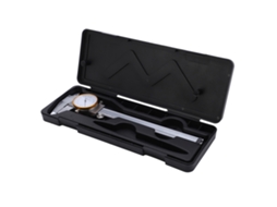 Pie De Rey Dial 150mm Acero Antichoque Ajustable Con Varilla De Profundidad Plata Herramienta De Medición