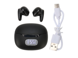 Fones intra auriculares Bluetooth 5.1 com display LED EOOCOO