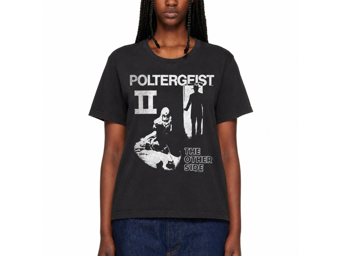 Rockinstone Poltergeist One Color Poster Solid Smoke Adult T-shirt Size:xxxl