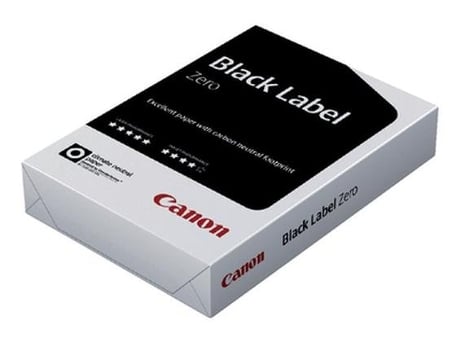 Canon Black Label Zero Fsc Papel para Impressão A4 210X297 Mm 500 Folhas Branco