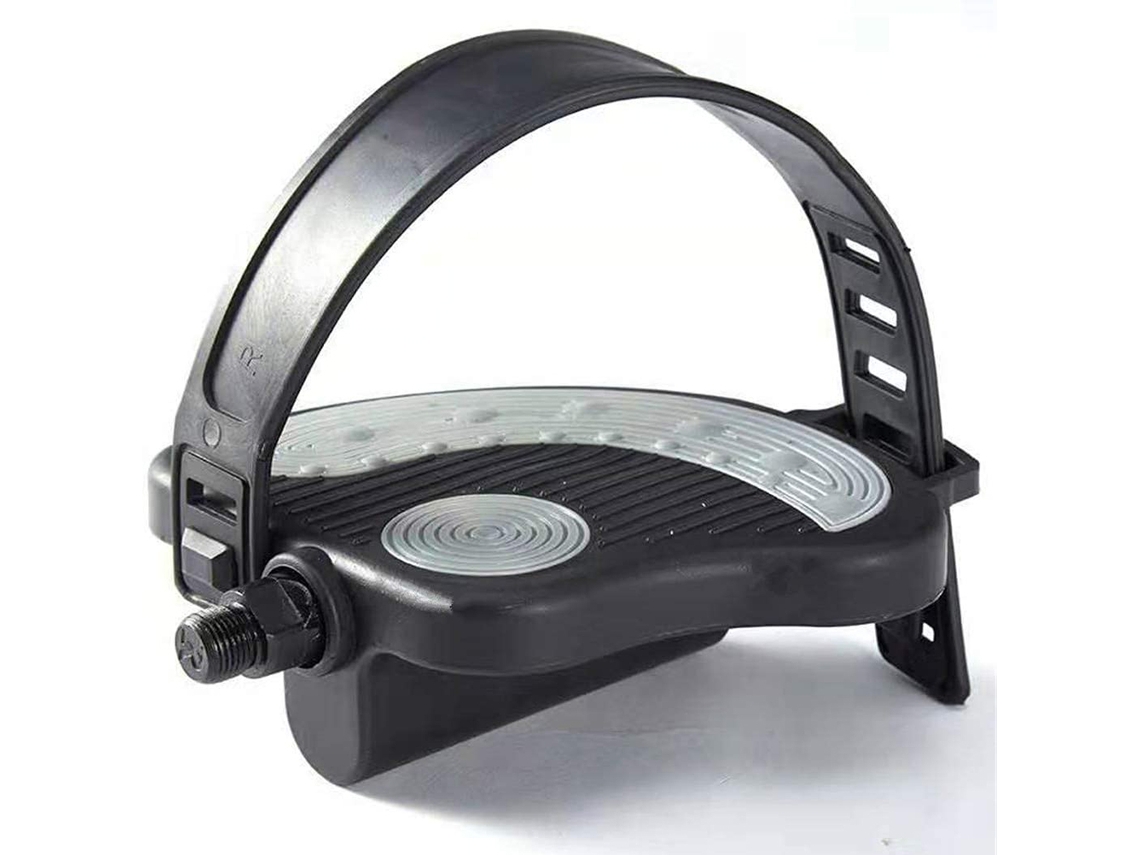 Business pedais de Bicicleta com Clips de Dedo Cages e Correias Anti derrubada para Bicicleta de Exercício Spinning Mountain Bike