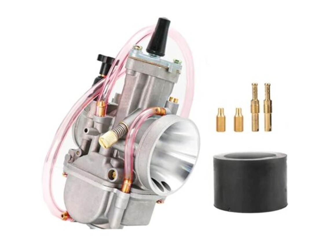 Motorcycle Carburetor Compatible With Pwk 21-34mm 2t 4t Motorcycle Carburetor With Power Jet Compatible With Yamaha Mikuni Koso Atv Quad Utv - 24mm