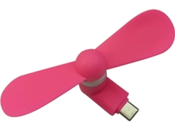 Mini Ventoinha SILVER Type-C Rosa