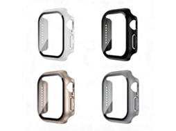 Capa Protetora para Apple Watch S10 com PC e Vidro Temperado CZHHMART (45mm)