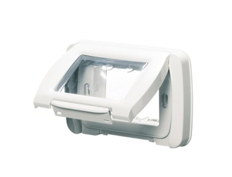 Placa Estanque para 3 Módulos Branco Nuvem Top System GEWISS