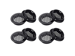 10 Malhas De Ventilação Redonda 35mm Grade De Ar Gabinete