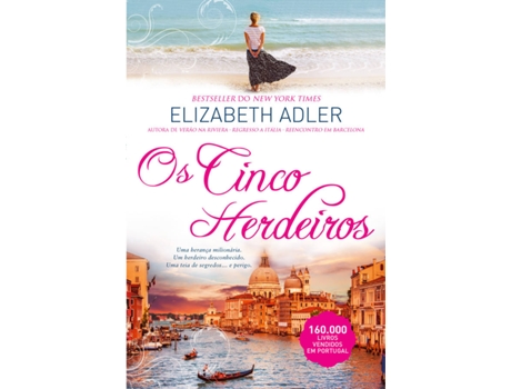 Livro Os Cinco Herdeiros de Elizabeth Adler (Português - 2017)