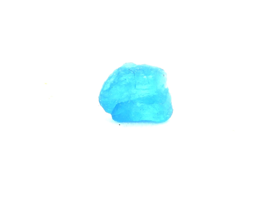 Apatite Azul Neon Pedra Natural de Madagascar Isoanala Betroka Pedra Preciosa para Meditação e Comunicação 0 76 Ct Certificado de TRENDYFLAIR