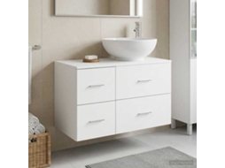 Vidaxl Conjunto De Móveis Para Banheiro 2 Unid. Branco