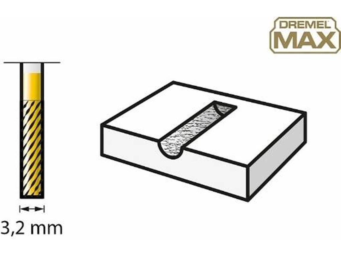 Fresa 9901 MAX 3,2mm DREMEL 26159901DM