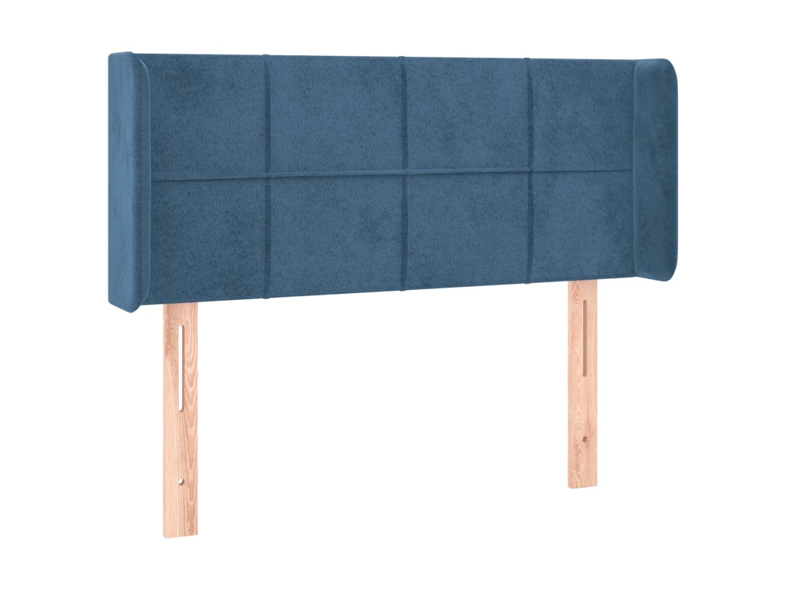 Headboard, Headboards Vidaxl Azul Veludo (83 X 16 X 78/88 Cm)