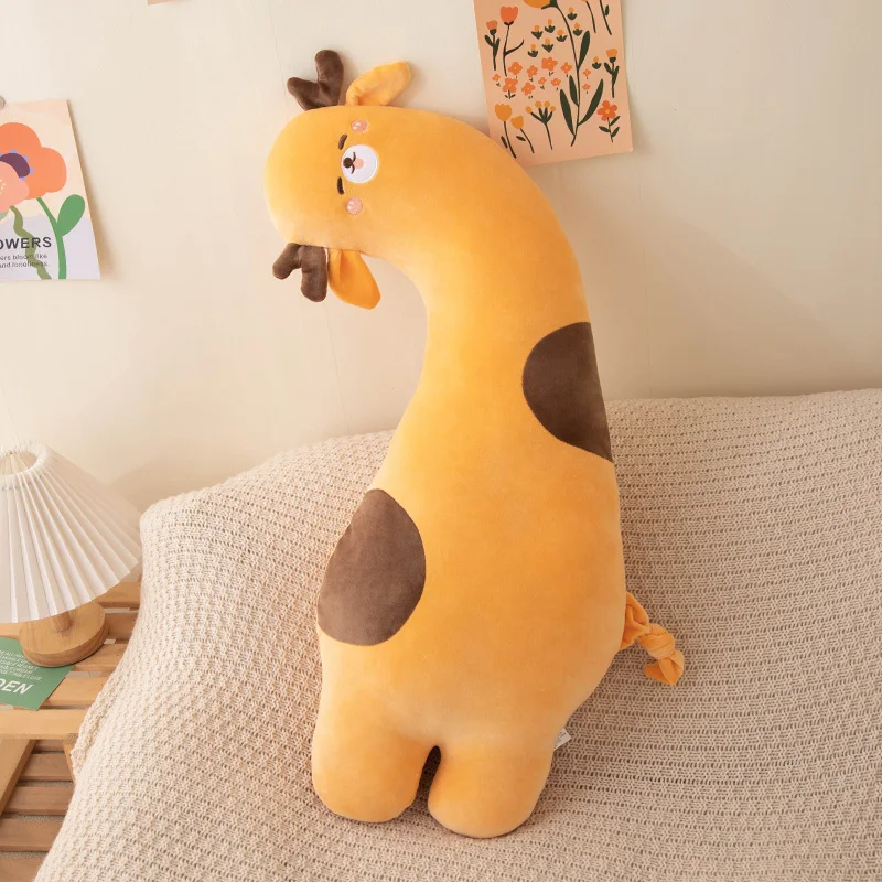 Almofada para Adultos, Almofada de Assento, Almofada de Encosto, Dinossauro MDUG (girafa 80cm)