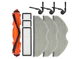 Acessórios para Aspirador Robô Xiaomi S40/ov81: Cabeça, Escova Lateral, Filtro Hepa, Panos de Limpeza BRILVIBERA