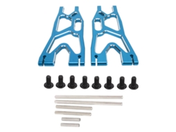 Braço De Suspensão Inferior Dianteiro E Traseiro De Alumínio Para Carro Rc Traxxas X Maxx 1/5 Azul