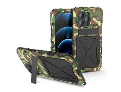 Suporte Casa Para Iphone 14 Pro R-just Silicone Anti-choque Verde