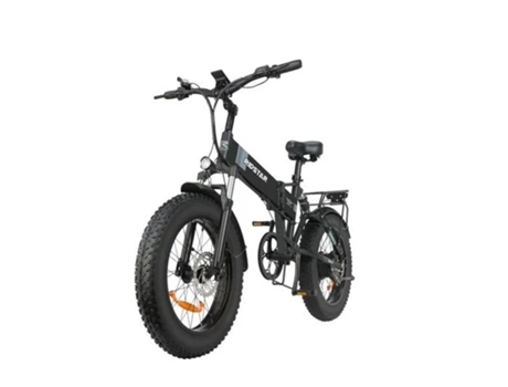 Bicicleta Elétrica RIDSTAR H20 Motor 500W Bateria 48V15Ah Pneus 20 Polegadas Travão a Disco Mecânico Preto