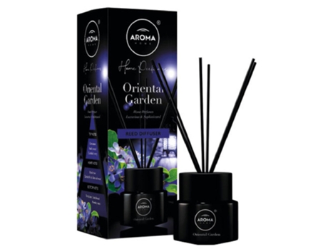 Ambientador Aroma Home Black S. Sticks Oriental Garden 100ML