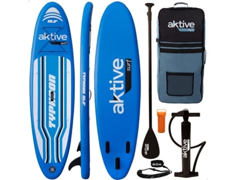 Prancha De Surf AKTIVE Insuflável Nível Avançado 10.2'' Azul (310x81x15 cm)