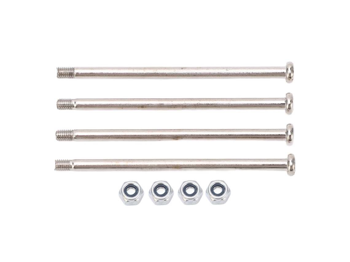 Kit De Parafusos E Porcas M3 Inox Prata Para Reparo De Carros Rc Wltoys 104001 104002 104072 Acessórios