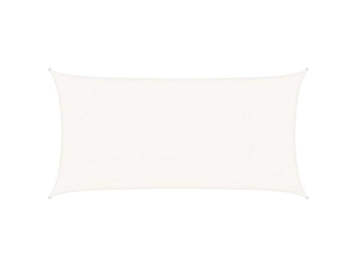 Sun Sail, Sun Sails Vidaxl Branco Polietileno (5 X 2.5 M)