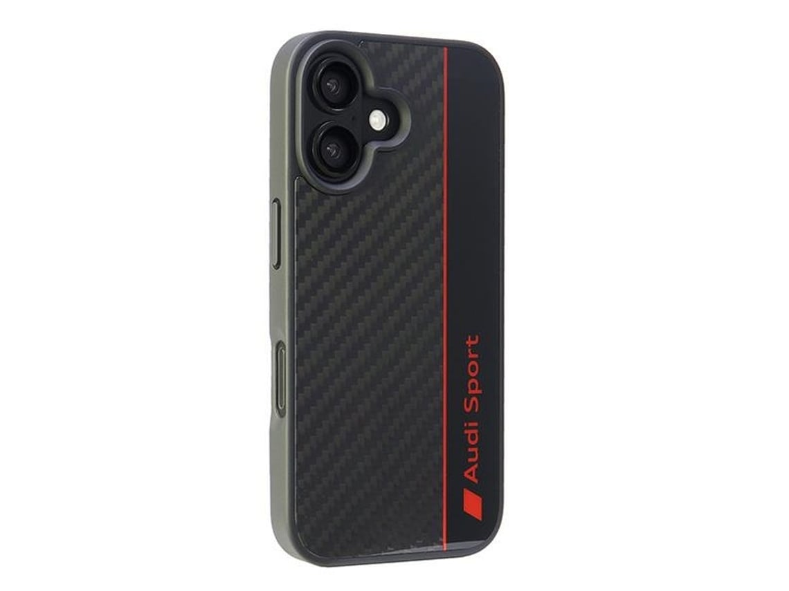 Capa para iPhone 16 AUDI Rígida Preto