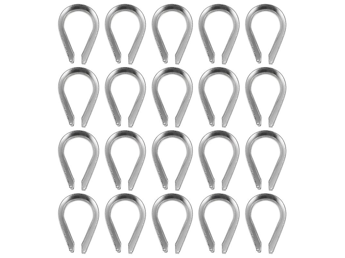 Equipamento de Dedal de Cabo Inoxidável 20Pcs ALLINLESS