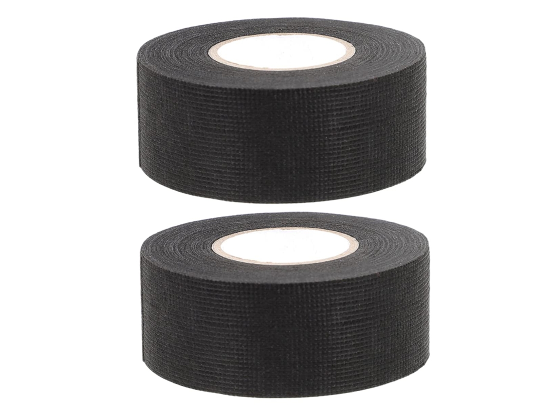 Fita Isolante E De Fixação Para Cabos Zerodeko Com Velcro, Fita Térmica De Fibra Preta Alta Resistência, 2 Rolos Para