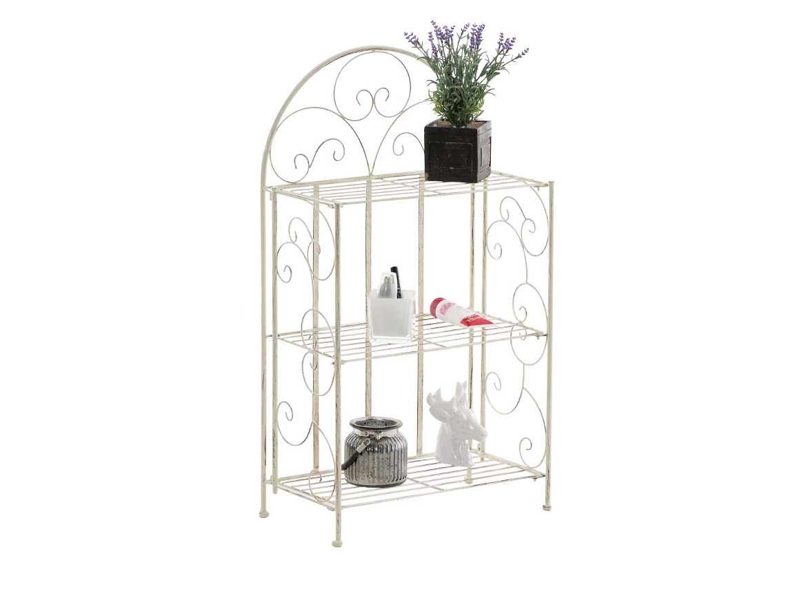 Prateleira De Pé Cor-de-rosa Creme Antigo