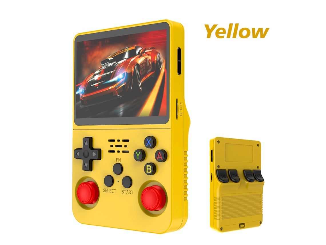 Console Portátil Retrô R36s, Tela Ips de 3,5 Polegadas, 64gb AQUAFORGE